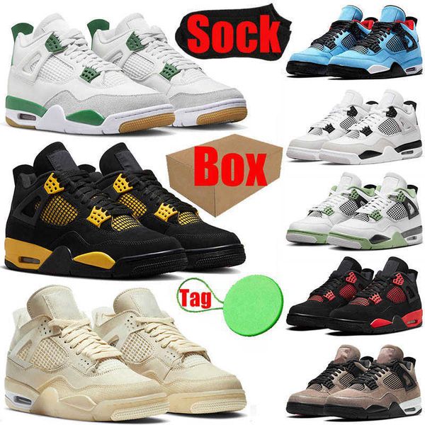 2023 thunder 4 jumpman basketball shoes 4s iv with box sail sb x pine green taupe haze military black men women sports trainers sneakers 36-
2023 thunder 4 jumpman basketball shoes 4s iv with box sail sb x pine green taupe haze military black men women sports trainers sneakers 36-