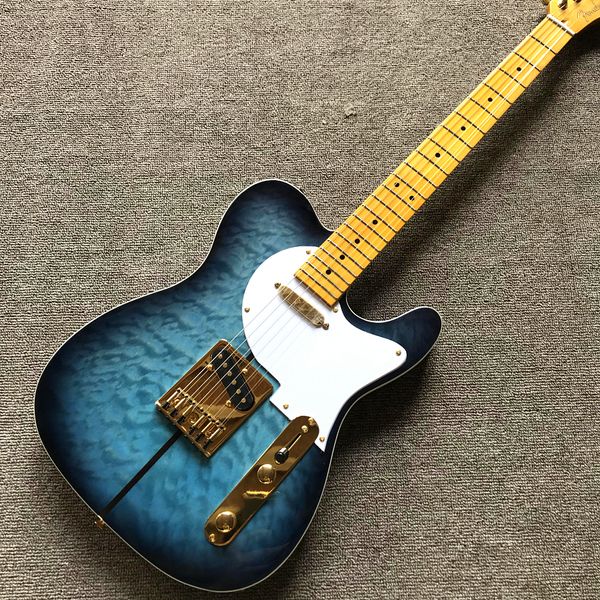 custom shop, small doghead blue all-in-one electric guitar, maple fingerboard, gold hardware, ing
custom shop, small doghead blue all-in-one electric guitar, maple fingerboard, gold hardware, ing