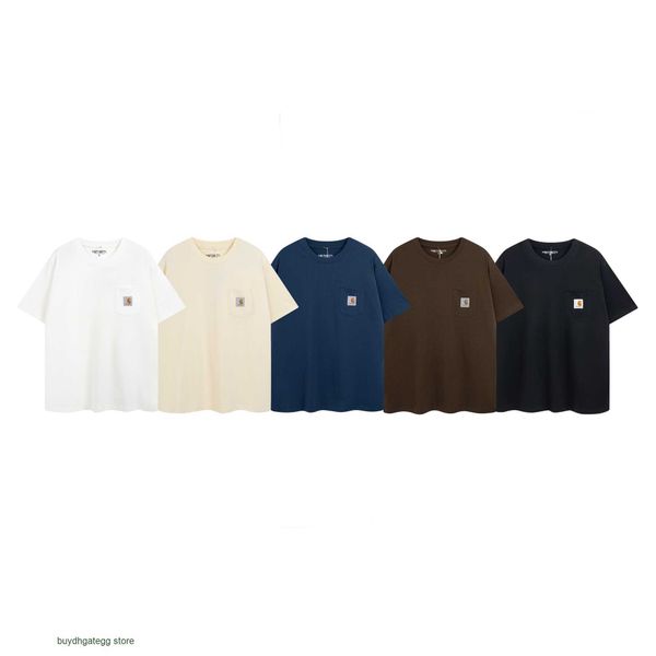 38vi fashion men's and women's t-shirt tooling brand carhart new 23 mountain pocket round neck couple loose short sleeve, White;black
38vi fashion men's and women's t-shirt tooling brand carhart new 23 mountain pocket round neck couple loose short sleeve, White;black