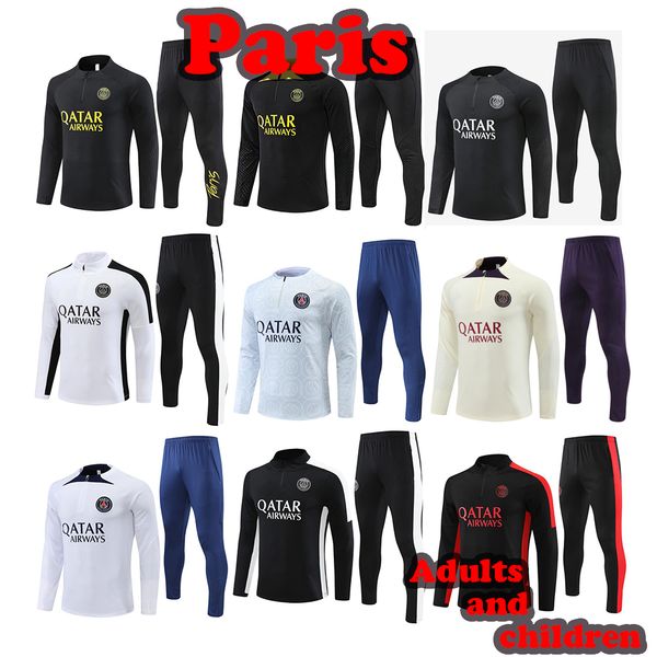 paris tracksuit 2023 2024 mbappe kids and men 22 23 24 psgs training suit long sleeve football soccer jersey kit uniform chandal boys fan pl, Black
paris tracksuit 2023 2024 mbappe kids and men 22 23 24 psgs training suit long sleeve football soccer jersey kit uniform chandal boys fan pl, Black