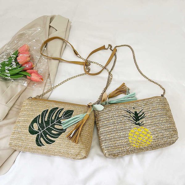 simple grass woven bag for women new summer beach fresh pineapple beach tide with one shoulder crossbody bag tide
simple grass woven bag for women new summer beach fresh pineapple beach tide with one shoulder crossbody bag tide