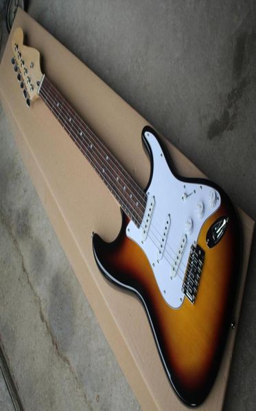 factory custom tobacco sunburst electric guitar with rosewood fretboardwhite pickguardchrome hardwarecan be customized2176339
factory custom tobacco sunburst electric guitar with rosewood fretboardwhite pickguardchrome hardwarecan be customized2176339