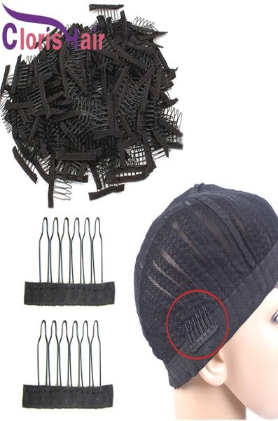 stainless steel lace wig clips 6 teeth polyester durable cloth wig combs for hairpiece caps wig accessories hair extension tools 14615970, Black;brown
stainless steel lace wig clips 6 teeth polyester durable cloth wig combs for hairpiece caps wig accessories hair extension tools 14615970, Black;brown