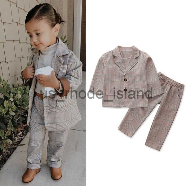 t-shirts focusnorm autumn kids girls clothes sets 2pcs fashion plaid printed long sleeve blazer coat elastic long pants 1-6y x0628, Blue
t-shirts focusnorm autumn kids girls clothes sets 2pcs fashion plaid printed long sleeve blazer coat elastic long pants 1-6y x0628, Blue