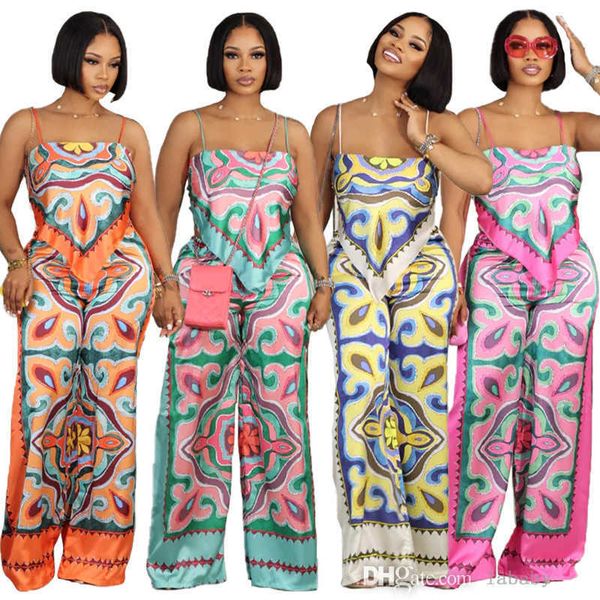 2023 chic two piece set outfits tracksuit fashion paisley satin women's sets bellyband crop and wide leg pants 2pcs suit outfits, White
2023 chic two piece set outfits tracksuit fashion paisley satin women's sets bellyband crop and wide leg pants 2pcs suit outfits, White