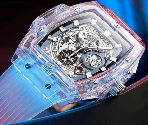 onola brand transparent plastic watch men women clock 2021 fashion sports casual unique quartz luxury square mens9518468
onola brand transparent plastic watch men women clock 2021 fashion sports casual unique quartz luxury square mens9518468