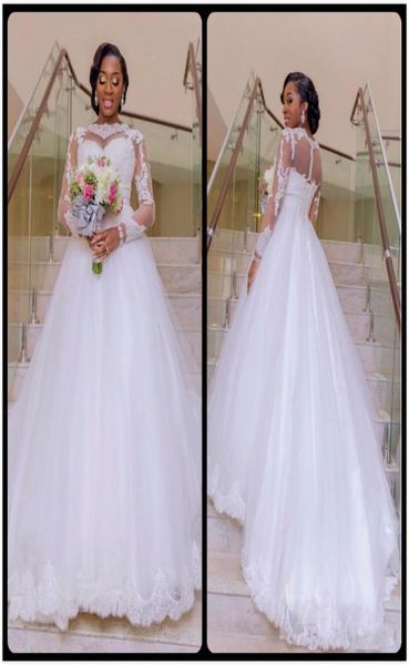 long sleeve wedding dresses 2020 a line lace bridal gonws appliques lace sweep train dubai illusion sheer bridal gowns7449987, White
long sleeve wedding dresses 2020 a line lace bridal gonws appliques lace sweep train dubai illusion sheer bridal gowns7449987, White