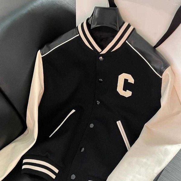 men's jackets hnl slp teddy leather stitching c-word wool baseball uniform ce home letters men's and women's high-end fashion, Black;brown
men's jackets hnl slp teddy leather stitching c-word wool baseball uniform ce home letters men's and women's high-end fashion, Black;brown