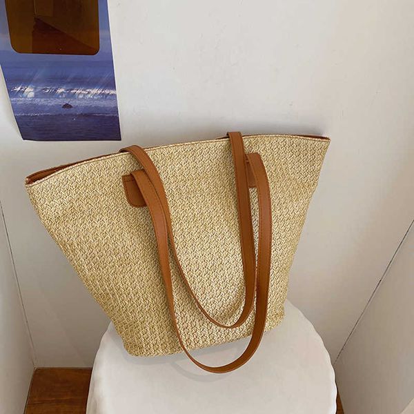 grass woven bag for women with large capacity new fashionable summer woven shoulder bag texture casual commuting tote bag
grass woven bag for women with large capacity new fashionable summer woven shoulder bag texture casual commuting tote bag