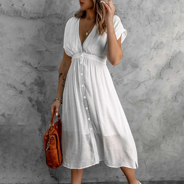 basic casual dresses solid color womens dress summer fashion v neck sleeveless ladies temperament waist tank sweet 230627, Black;gray
basic casual dresses solid color womens dress summer fashion v neck sleeveless ladies temperament waist tank sweet 230627, Black;gray