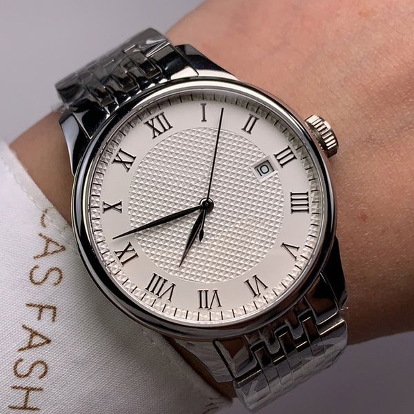 mens automatic watch 40mm mechanical movement watch bussniess waterproof fashion montre de luxes men, Slivery;brown
mens automatic watch 40mm mechanical movement watch bussniess waterproof fashion montre de luxes men, Slivery;brown