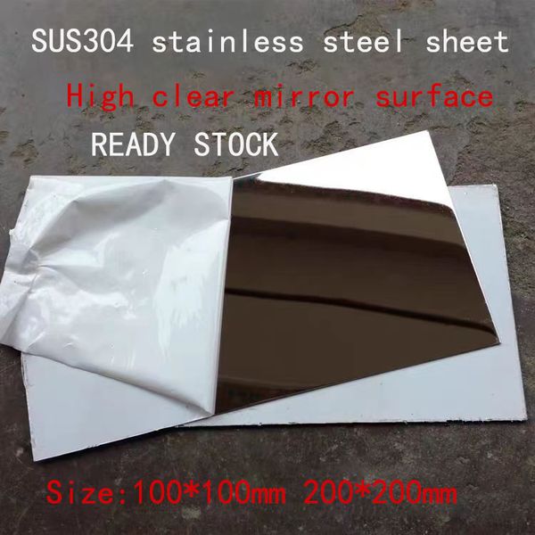 sus304 stainless steel square sheet 200*200mm(7.874") 100*100mm(3.94") high clear mirror surface thick 0.35mm 0.45 0.55 0.75 1 2 3
sus304 stainless steel square sheet 200*200mm(7.874") 100*100mm(3.94") high clear mirror surface thick 0.35mm 0.45 0.55 0.75 1 2 3