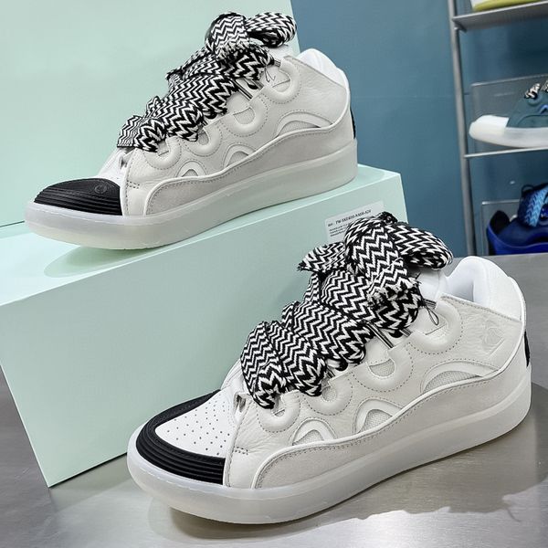 spring autumn leather daddy shoes vintage color-matching bread shoes luxury designer couple skateboard shoes fashion casual mens shoes women, Black
spring autumn leather daddy shoes vintage color-matching bread shoes luxury designer couple skateboard shoes fashion casual mens shoes women, Black