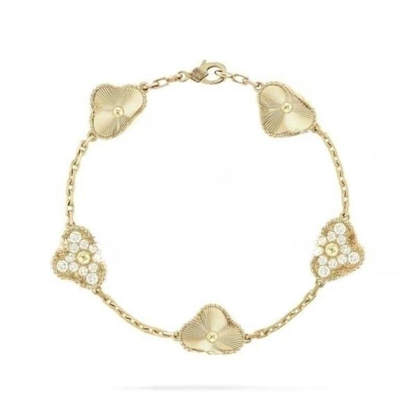 fashion classic 4/four leaf clover charm bracelets rings bangle chain 18k gold plated black agate for women&girl wedding mother' day je
fashion classic 4/four leaf clover charm bracelets rings bangle chain 18k gold plated black agate for women&girl wedding mother' day je