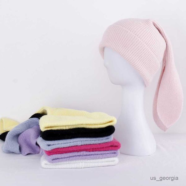 caps women knitted beanies hats winter warm cute rabbit ear plush cap for girls woolen soft earmuffs female cold caps r230628, Blue;gray
caps women knitted beanies hats winter warm cute rabbit ear plush cap for girls woolen soft earmuffs female cold caps r230628, Blue;gray