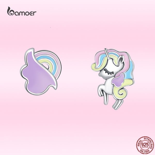 stud dreamy unicorn ear studs for young girl genuine 925 sterling silver morandi color animal earrings fine party jewelry 230627, Golden;silver
stud dreamy unicorn ear studs for young girl genuine 925 sterling silver morandi color animal earrings fine party jewelry 230627, Golden;silver