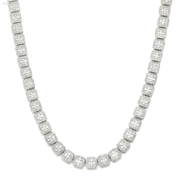 women men iced out tennis necklace hip hop jewelry cluster 6mm vvs moissanite tennis chain necklace, Silver
women men iced out tennis necklace hip hop jewelry cluster 6mm vvs moissanite tennis chain necklace, Silver
