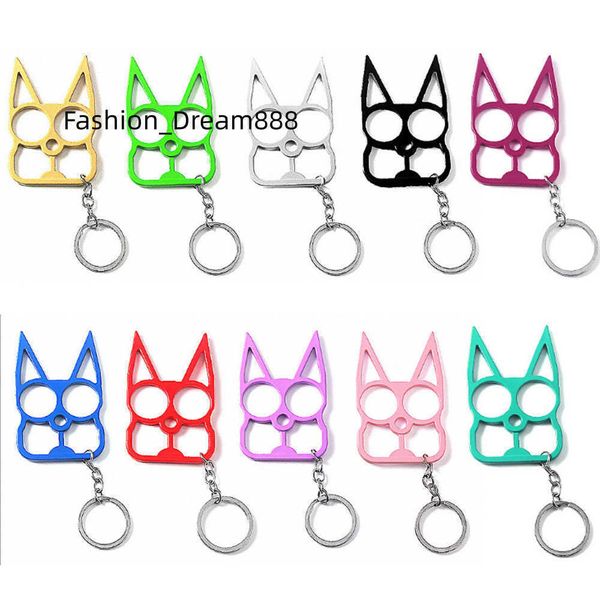 creative portable self defense cat keychains tool outdoor window breaker two-finger cat eye rabbit ear pendant key chain rings 10 colors, Silver
creative portable self defense cat keychains tool outdoor window breaker two-finger cat eye rabbit ear pendant key chain rings 10 colors, Silver