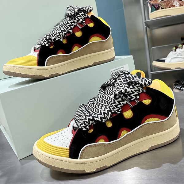 vintage catwalk perforated abrasive leather breathable couple bread shoes luxury designer casual de training daddy shoes skateboard shoes fo, Black
vintage catwalk perforated abrasive leather breathable couple bread shoes luxury designer casual de training daddy shoes skateboard shoes fo, Black