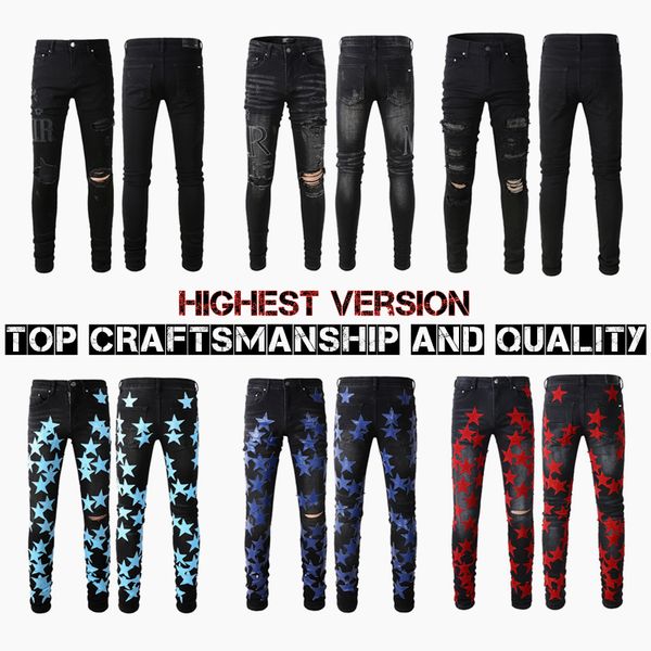 men's jeans craftsmanship mens jeans amr designers pants ripped jeans mens broken holes skinny fashion slim pantsk0wq, Blue
men's jeans craftsmanship mens jeans amr designers pants ripped jeans mens broken holes skinny fashion slim pantsk0wq, Blue