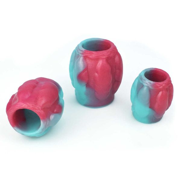 simulated knot hollow set for male toys shaped ring toy