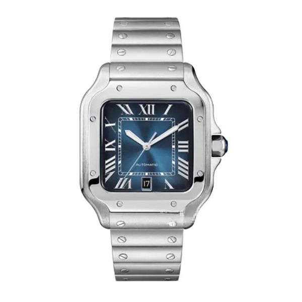 mens watch waterproof blue dial sapphire glass stainless steel automatic mechanical movement male wristwatches, Slivery;golden
mens watch waterproof blue dial sapphire glass stainless steel automatic mechanical movement male wristwatches, Slivery;golden