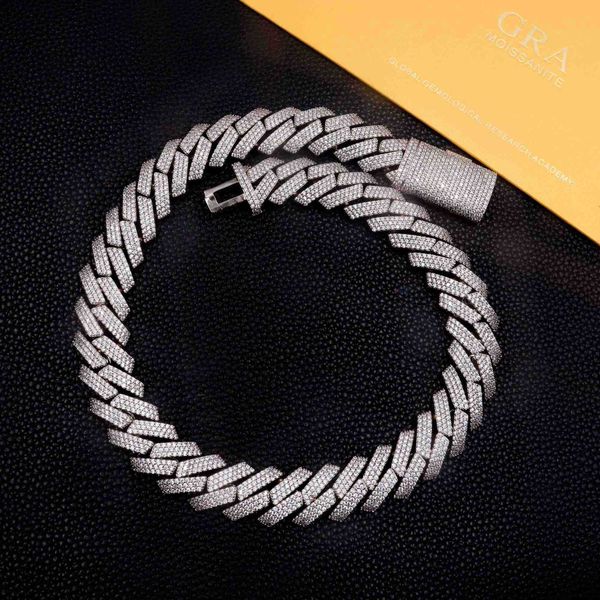 iced out pass diamond tester 20mm cuban link chain 925 silver vvs moissanite gra certification jewelry necklace bracelet
iced out pass diamond tester 20mm cuban link chain 925 silver vvs moissanite gra certification jewelry necklace bracelet
