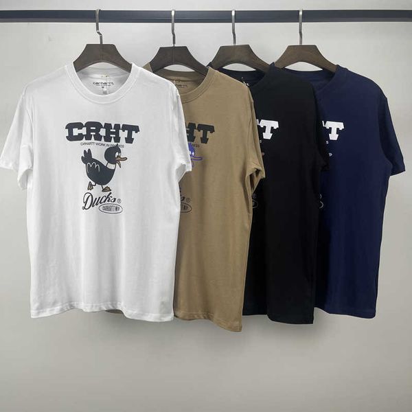 fashion men's and women's t-shirt tooling brand carhart new classic duck cartoon pattern print loose couple versatile short sleeve, White;black
fashion men's and women's t-shirt tooling brand carhart new classic duck cartoon pattern print loose couple versatile short sleeve, White;black