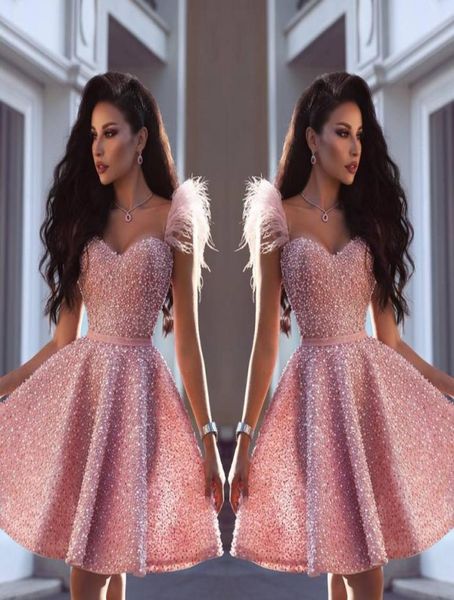 2019 major beaded pink short cocktail dresses pearls mini skirts sweetheart neck homecoming party dresses1508988, Black
2019 major beaded pink short cocktail dresses pearls mini skirts sweetheart neck homecoming party dresses1508988, Black