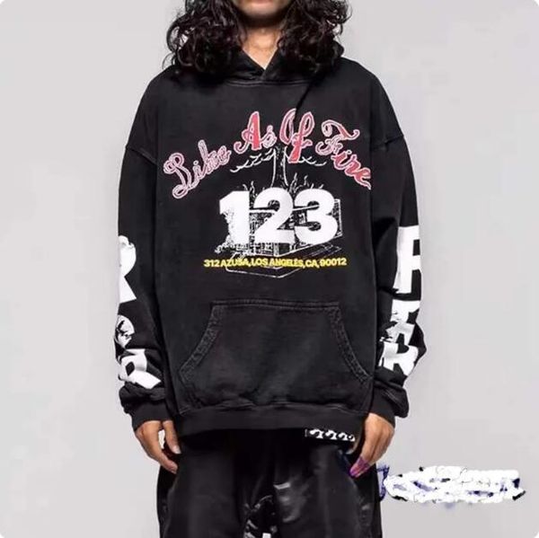 hoodie letter print high street washed hoodie men's and women's casual sports hoodie, Black;brown
hoodie letter print high street washed hoodie men's and women's casual sports hoodie, Black;brown