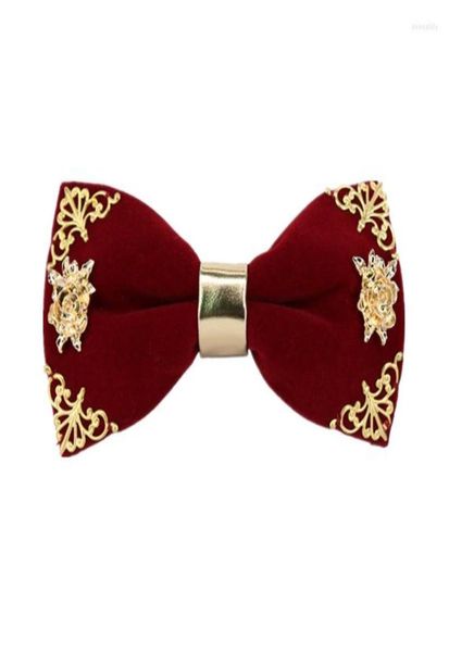 bow ties glod mental leaf flower decoration red black velvet handmade mens wedding bowtie donn221907955, Black;gray
bow ties glod mental leaf flower decoration red black velvet handmade mens wedding bowtie donn221907955, Black;gray