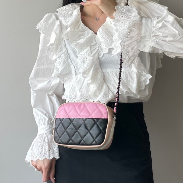 womens designer crossbody camera vanity bags with black metal hardware matelasse chain shoulder handbags zipper card holder cosmetic case tw
womens designer crossbody camera vanity bags with black metal hardware matelasse chain shoulder handbags zipper card holder cosmetic case tw