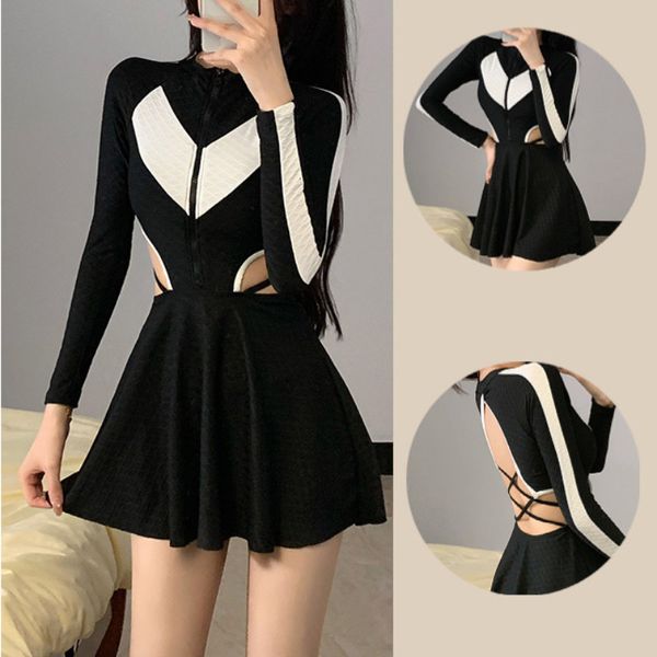 men's swimwear sports swimsuit dres's covers belly springs color blocking long sleeves advanced skirt beachwear 230627
men's swimwear sports swimsuit dres's covers belly springs color blocking long sleeves advanced skirt beachwear 230627
