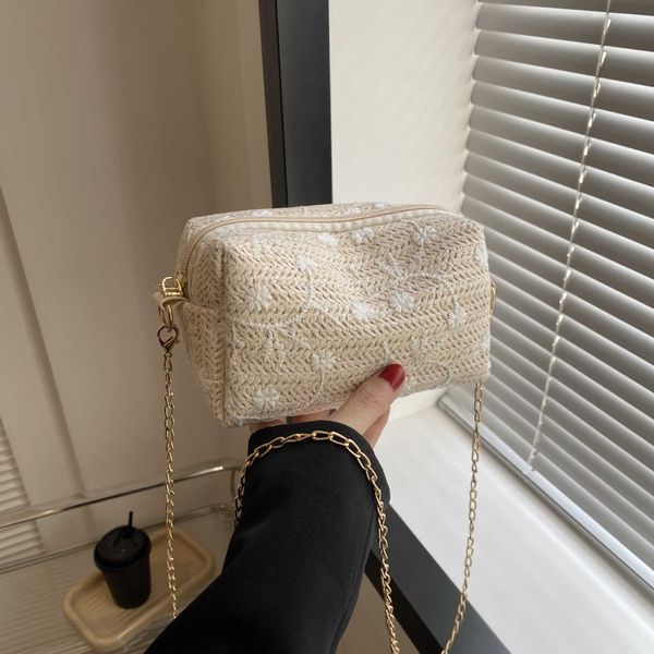 small square bag women's new fashion small fresh lace grass woven shoulder bag sen series simple chain crossbody bag
small square bag women's new fashion small fresh lace grass woven shoulder bag sen series simple chain crossbody bag