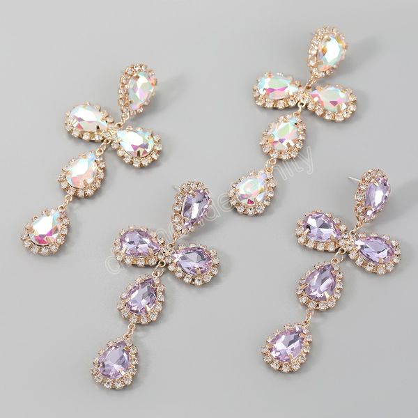 fashion metal glass rhinestone cross earrings women's creative dangle earrings party accessories, Silver
fashion metal glass rhinestone cross earrings women's creative dangle earrings party accessories, Silver