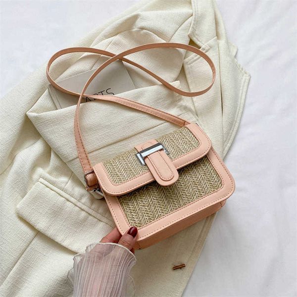 trendy splicing straw woven bag for women new fashion saddle bag westernized woven bag personalized one shoulder crossbody bag
trendy splicing straw woven bag for women new fashion saddle bag westernized woven bag personalized one shoulder crossbody bag