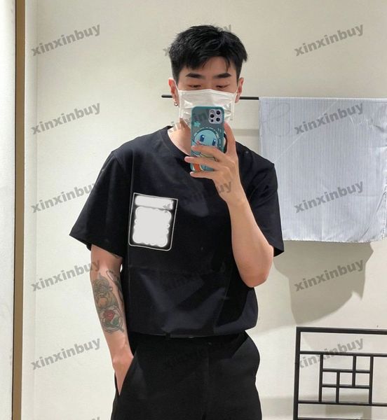 xinxinbuy men designer tee t shirt 23ss letter jacquard pocket print short sleeve cotton women yellow blue white xs-l, Black;brown
xinxinbuy men designer tee t shirt 23ss letter jacquard pocket print short sleeve cotton women yellow blue white xs-l, Black;brown