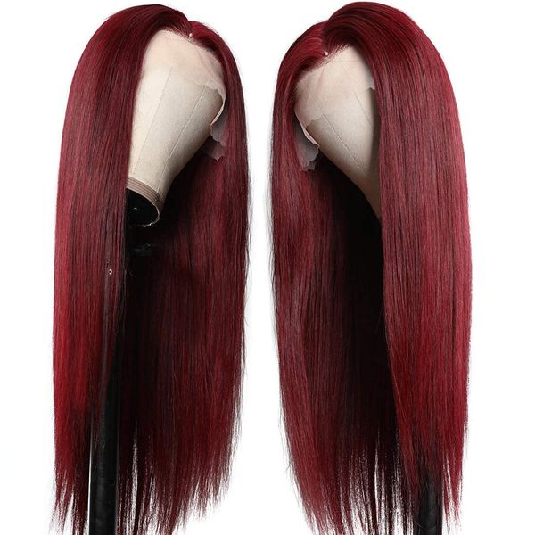 wine red colored straight transparent lace front wigs for black women 99j burgundy glueless silky long straight wigs, Black;brown
wine red colored straight transparent lace front wigs for black women 99j burgundy glueless silky long straight wigs, Black;brown