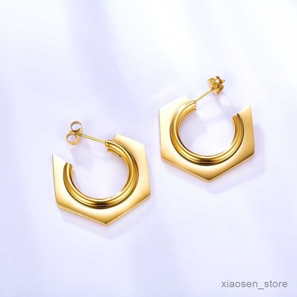 stud elegant angle geometric hollow earrings stainless steel shape simple office lady earrings r230804, Golden;silver
stud elegant angle geometric hollow earrings stainless steel shape simple office lady earrings r230804, Golden;silver
