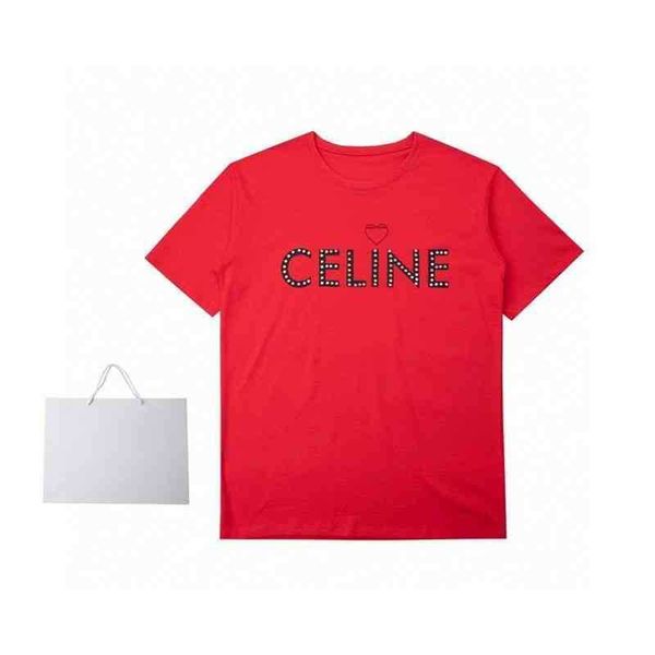man's t shirt celin's high ce willow letter love pattern short sleeve t-shirt men and women casual classic brand luxury shirt loos, White;black
man's t shirt celin's high ce willow letter love pattern short sleeve t-shirt men and women casual classic brand luxury shirt loos, White;black