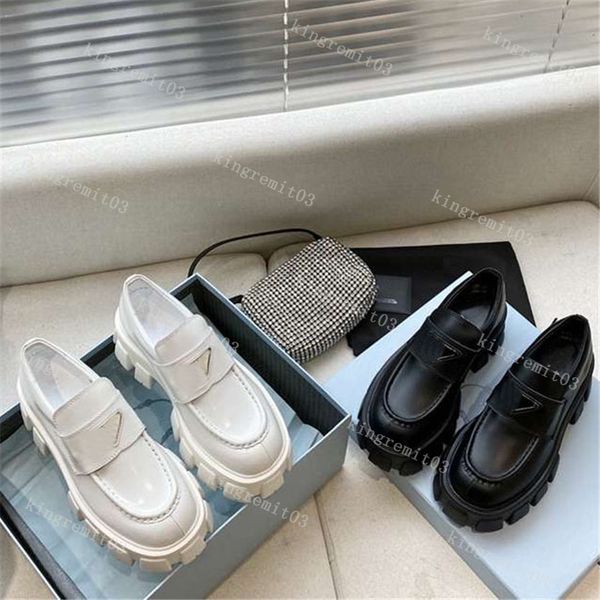 high monolith loafer shoes designer martin boots genuine leather shoes increase platform heel triangle lace-up ankle matte loafers trainers, Black
high monolith loafer shoes designer martin boots genuine leather shoes increase platform heel triangle lace-up ankle matte loafers trainers, Black