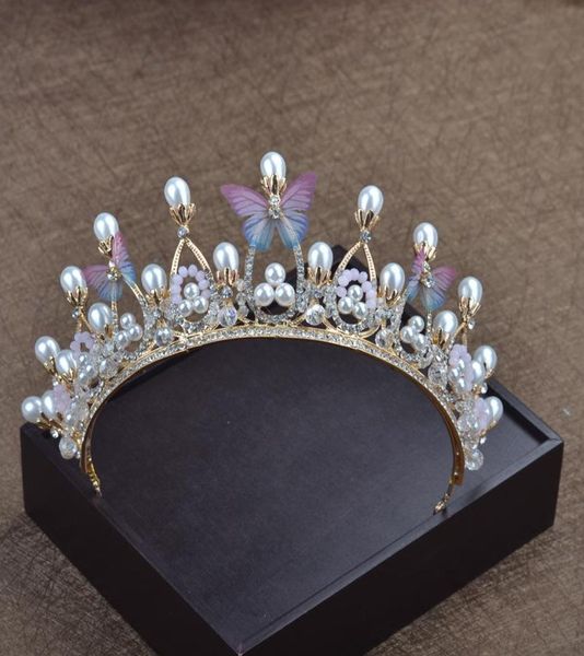new baroque marry butterfly an crown evening party full dress tiara wedding bridal hair accessories veils designer hair accessorie2160512, Silver 
new baroque marry butterfly an crown evening party full dress tiara wedding bridal hair accessories veils designer hair accessorie2160512, Silver