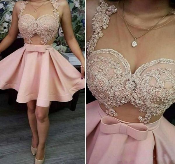 2018 cocktail party dresses blush pink sheer neck see though applique beaded crystal graduation short mini homecoming girls 5673231, Black
2018 cocktail party dresses blush pink sheer neck see though applique beaded crystal graduation short mini homecoming girls 5673231, Black