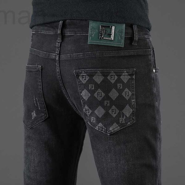 men's jeans designer hong kong european fashion brand black for slim fit, small feet, autumn and winter new elastic casual long pants, Blue
men's jeans designer hong kong european fashion brand black for slim fit, small feet, autumn and winter new elastic casual long pants, Blue