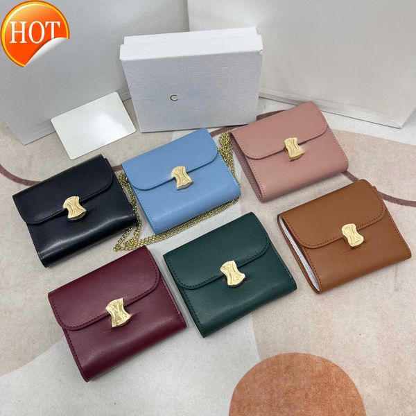 brand designer change purse card pack handbag sailin new women's leather purses chain multi-function card cow three-fold wallet butterf
brand designer change purse card pack handbag sailin new women's leather purses chain multi-function card cow three-fold wallet butterf