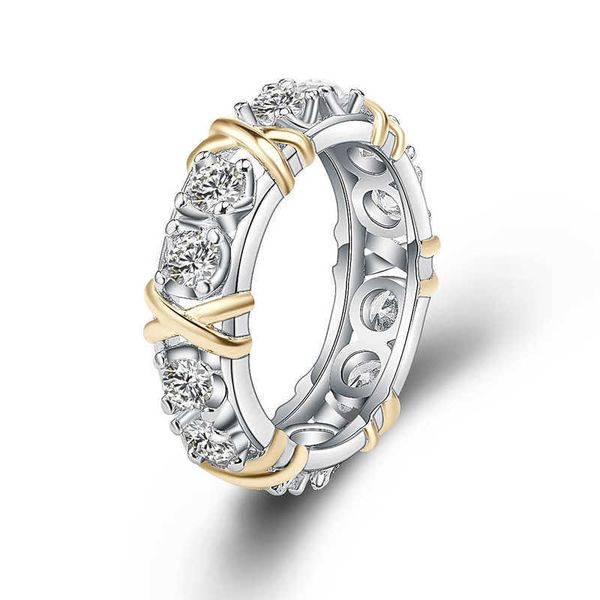 original designer 18k rose gold inlaid moissanite full star ring female fashion personality niche lovers pair love y 4stf, Silver
original designer 18k rose gold inlaid moissanite full star ring female fashion personality niche lovers pair love y 4stf, Silver