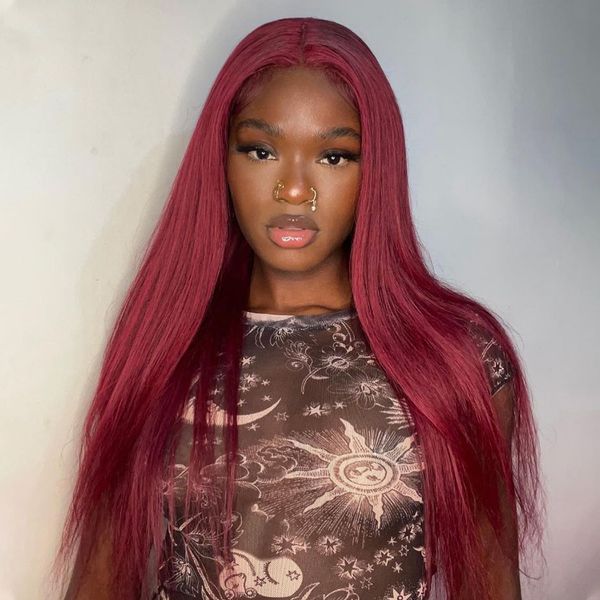 99j bone straight lace frontal wigs for women burgundy colored straight lace closure wigs wine red human hair wigs, Black;brown
99j bone straight lace frontal wigs for women burgundy colored straight lace closure wigs wine red human hair wigs, Black;brown