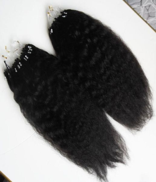 coarse yaki micro loop human hair extensions 200g brazilian kinky straight virgin hair yaki micro loop nano ring hair extensions7207251, Black
coarse yaki micro loop human hair extensions 200g brazilian kinky straight virgin hair yaki micro loop nano ring hair extensions7207251, Black