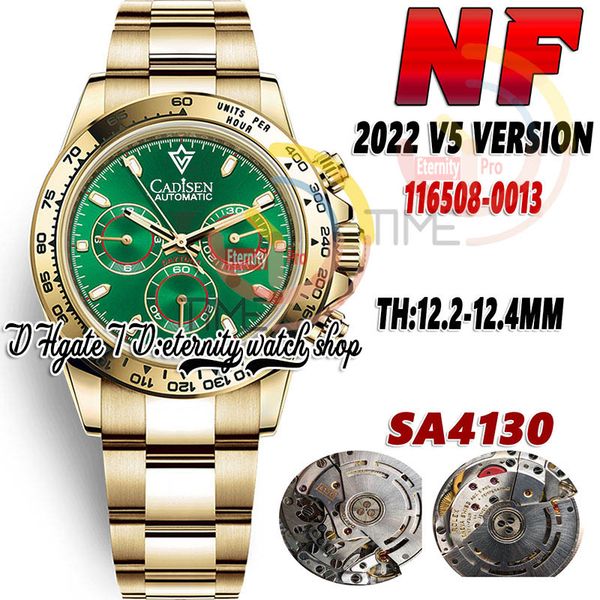 nf v5 mens watch th:12.4mm cf116508 cal.4130 dd4130 chronograph automatic green dial 904l stainless steel bracelet gold case super eternity, Slivery;brown
nf v5 mens watch th:12.4mm cf116508 cal.4130 dd4130 chronograph automatic green dial 904l stainless steel bracelet gold case super eternity, Slivery;brown
