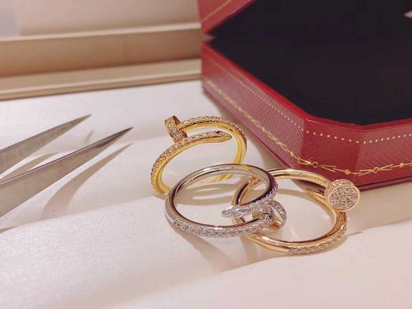 designer new kadi nail ring women's high end 925 silver 18k rose gold double with diamonds at the head and tail non fading couple
designer new kadi nail ring women's high end 925 silver 18k rose gold double with diamonds at the head and tail non fading couple